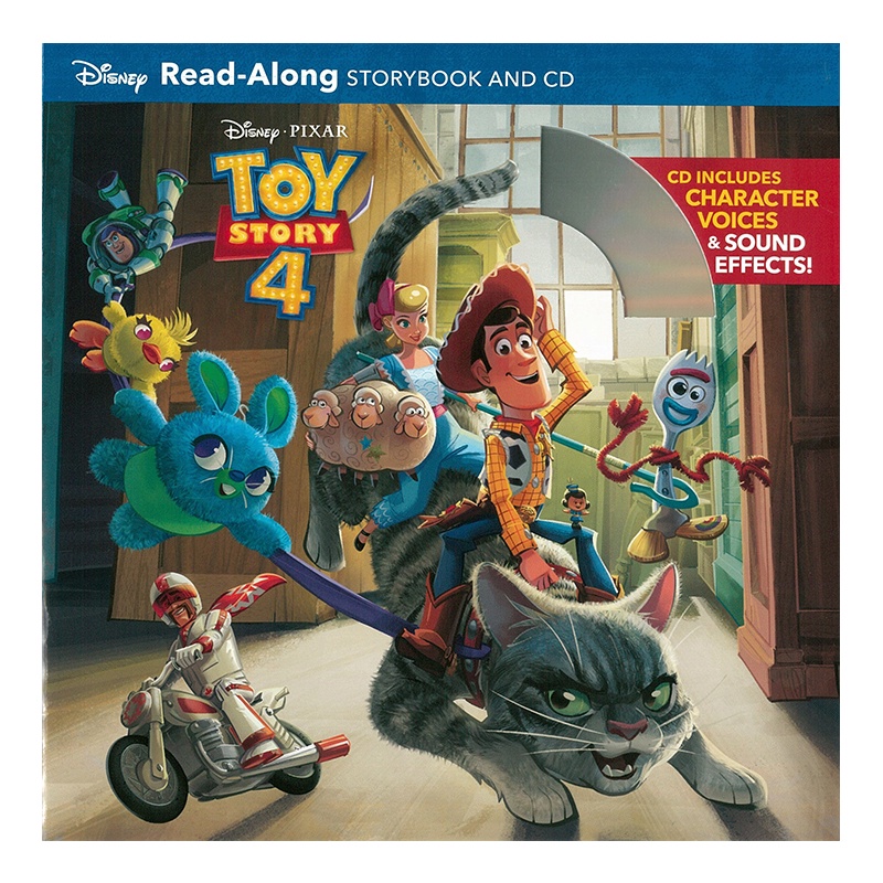 Toy Story 4: Read-Along Storybook and CD 玩具總動員4 迪士尼電影有聲讀本