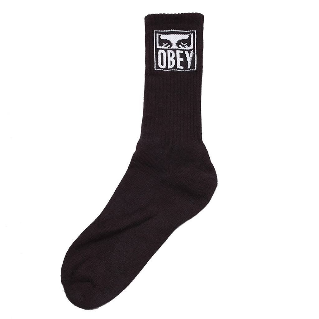OBEY - 100260141 OBEY EYES ICON SOCKS 中筒襪 / 小腿襪 (黑色) 化學原宿