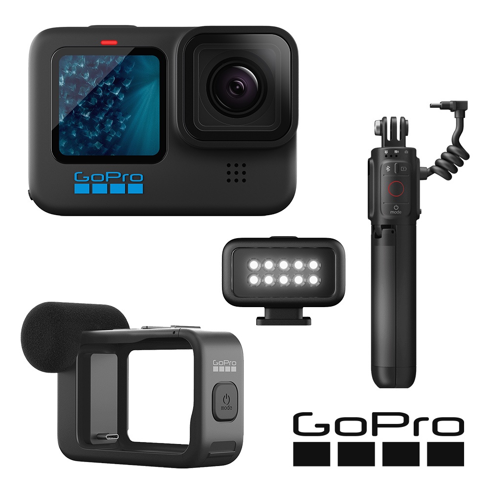 【GoPro】 HERO11 HERO 11創作者套組 套組 (主機+燈光模組+媒體模組+Volta握把) 正成公司貨