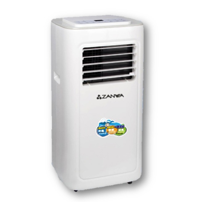(免運)ZANWA晶華多功能清淨除濕移動式空調8000BTU/冷氣機 ZW-D091C【聖家家電舘】