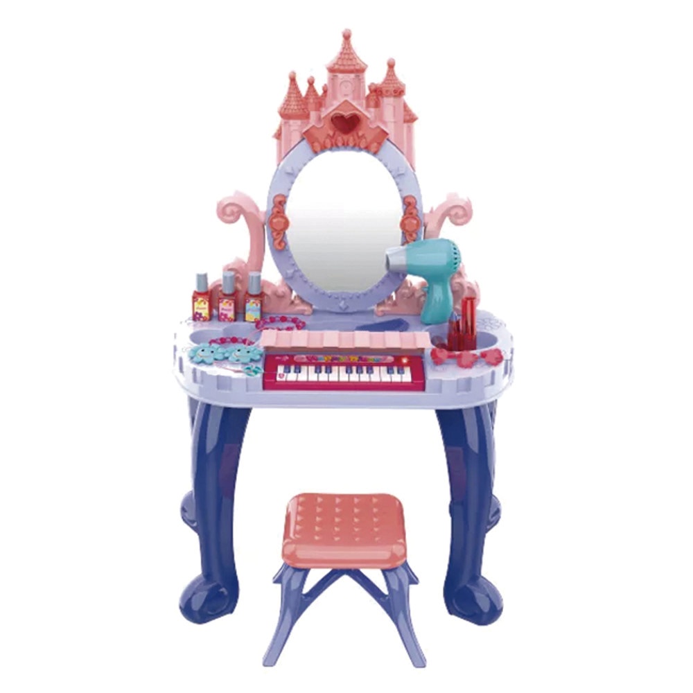 甜美公主鋼琴化妝台 梳妆台玩具 鋼琴玩具 扮家家酒 熱銷玩具系列