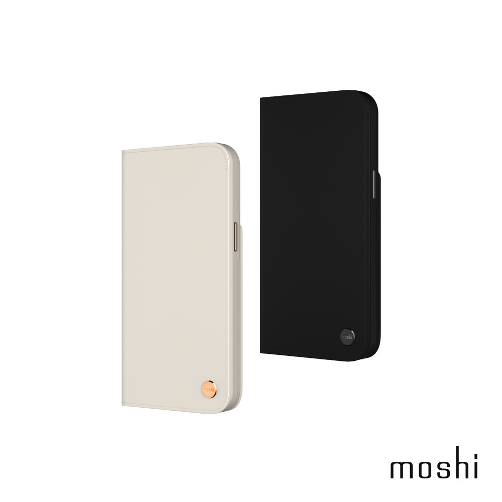 Moshi【NEW iPhone 14】Overture磁吸可拆式卡夾型皮套 支援Magsafe iPhone 14