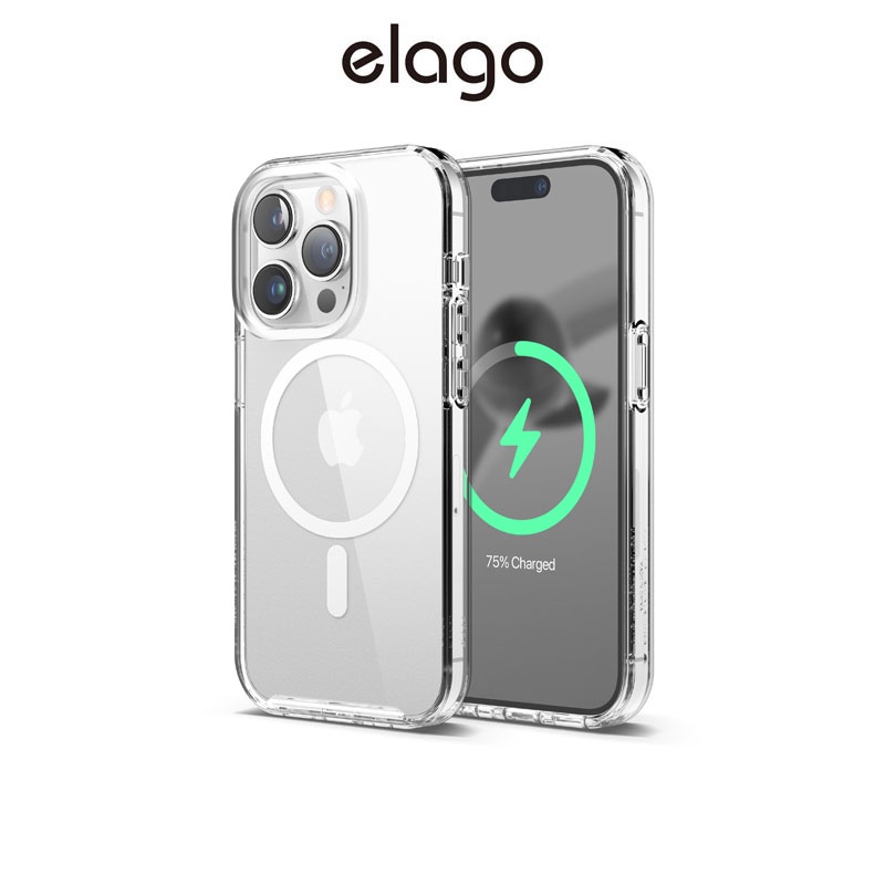 [elago] iPhone 14 系列 MagSafe 磁性透明手機殼 (適用 iPhone 14 系列)