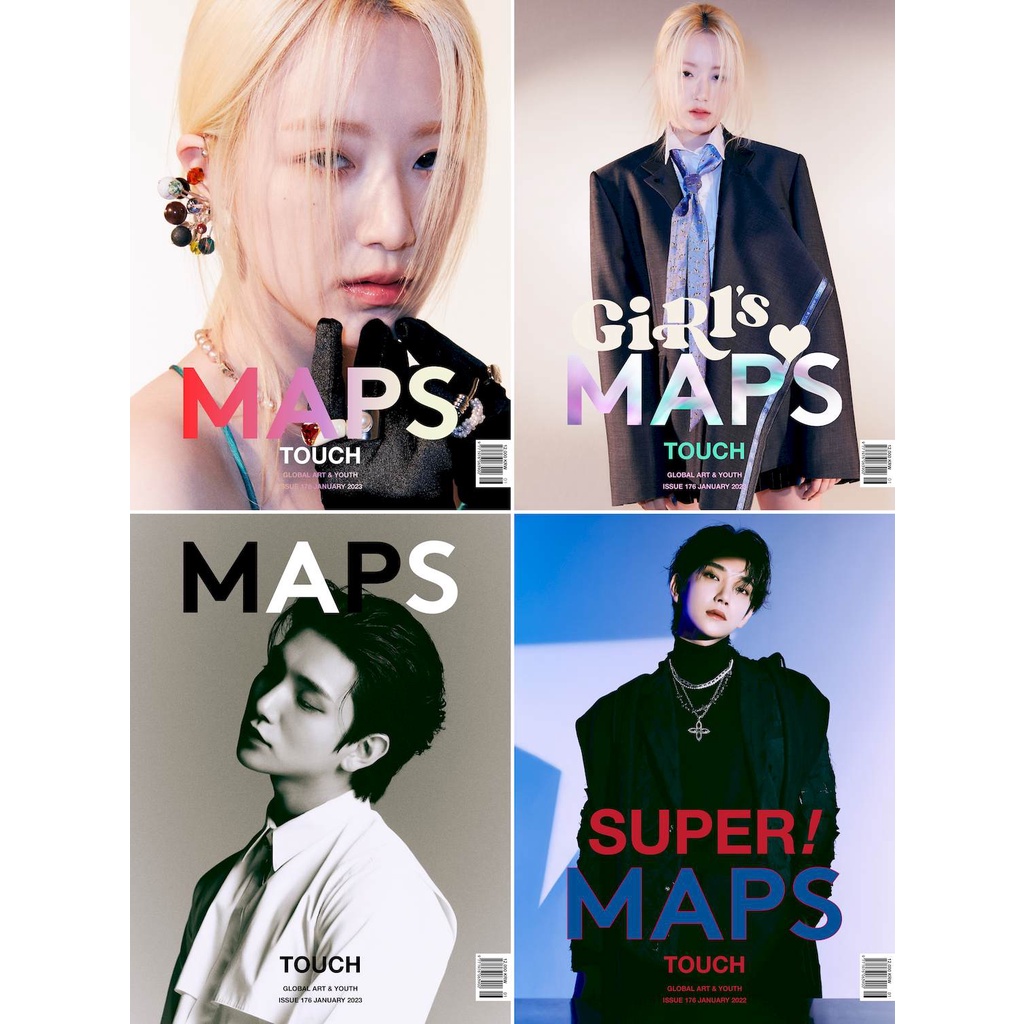 KPM-預購 MAPS (KOREA) 1月號 2023 四封面 (G)I-DLE 舒華 SEVENTEEN JOSHUA 韓國代購 Korea Popular Mall - 韓國雜誌周邊專賣店